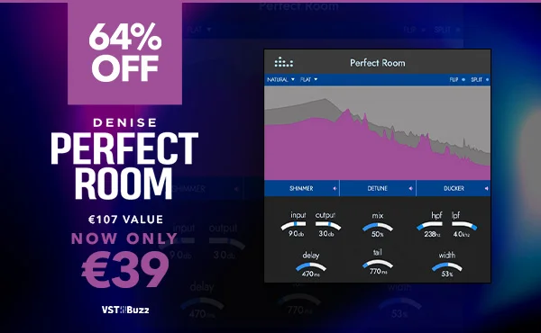 图片[1]-Denise Perfect Room独特的混响效果插件以64%的折扣出售-