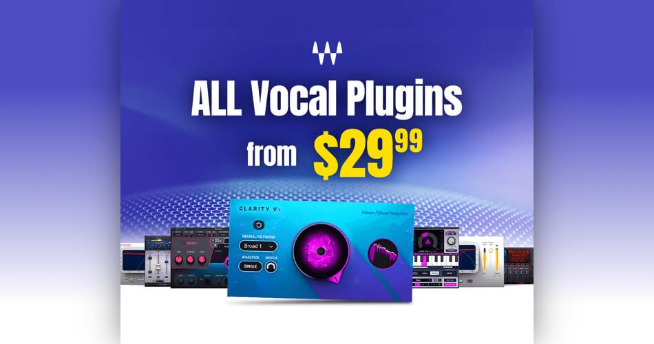 图片[1]-Waves Audio Flash Sale：所有声乐插件29.99美元起-