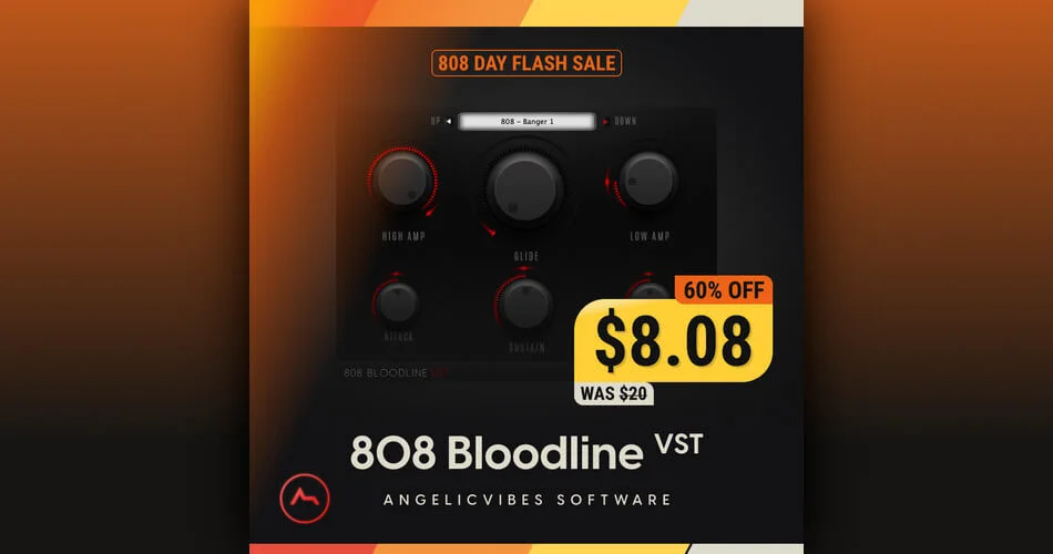 808 日特卖：AngelicVibes 的 808 Bloodline VST 可节省 60%-