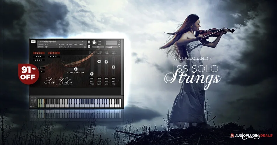 在 Aria Sounds 的 LSS Solo Strings Kontakt 乐器库上节省 91%-