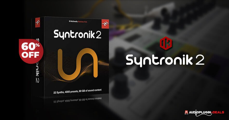 IK Multimedia 的 Syntronik 2 虚拟合成器合集现价 79.99 美元-