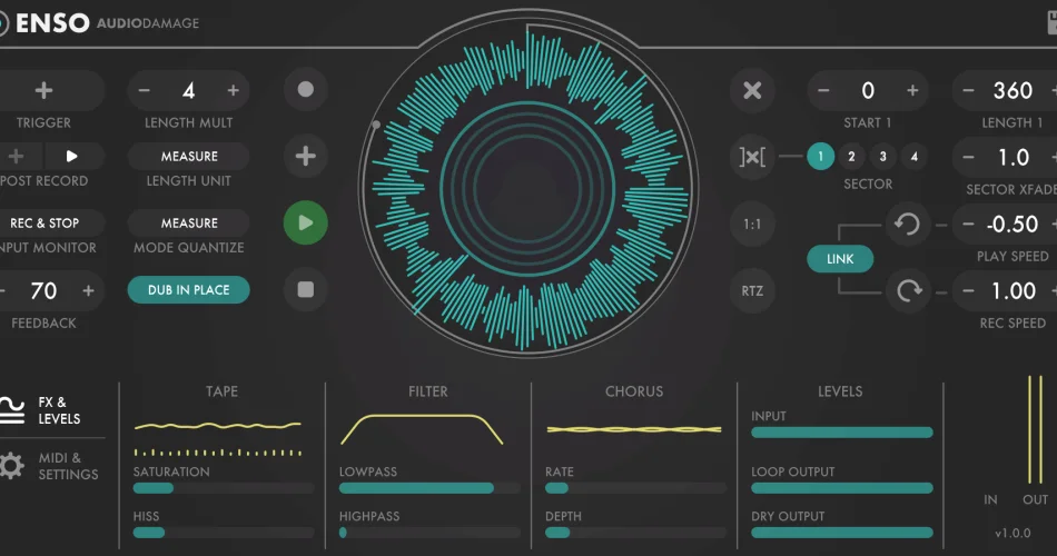 Audio Damage 的 Enso 创意 Looper 插件现价 49 美元-