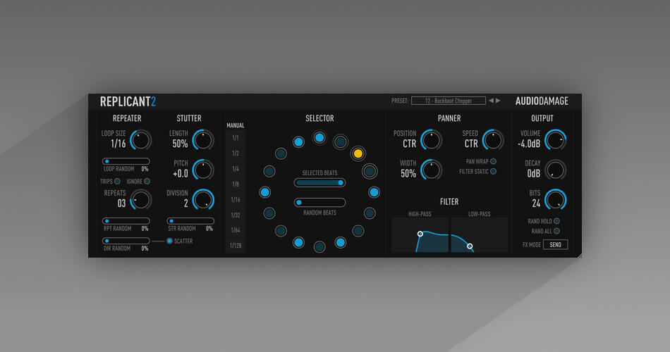 图片[1]-通过 Audio Damage 节省 40% 的 Replicant 2 buffer mangler 插件-