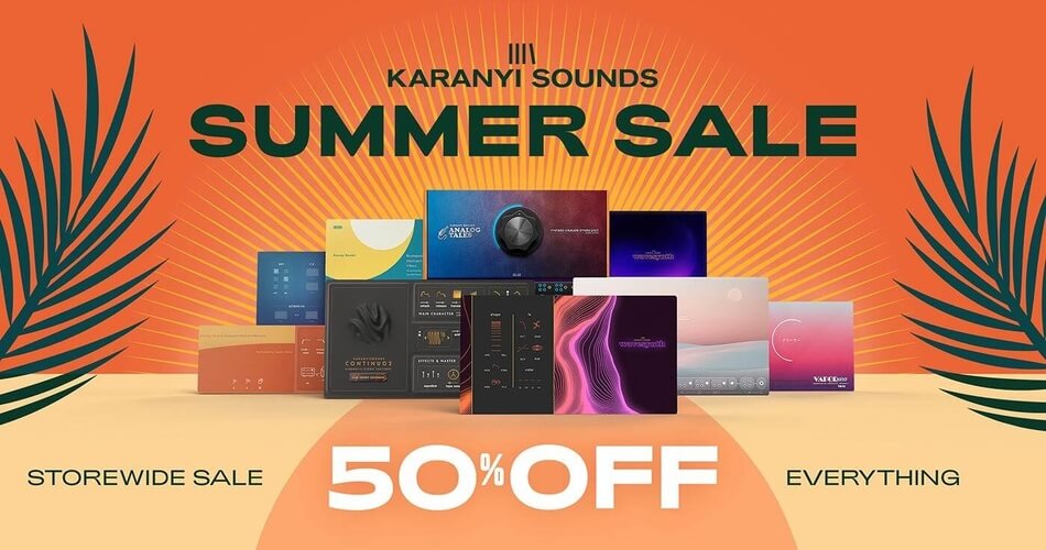 图片[1]-Karanyi Sounds 推出夏季特卖，乐器和插件优惠 50%-