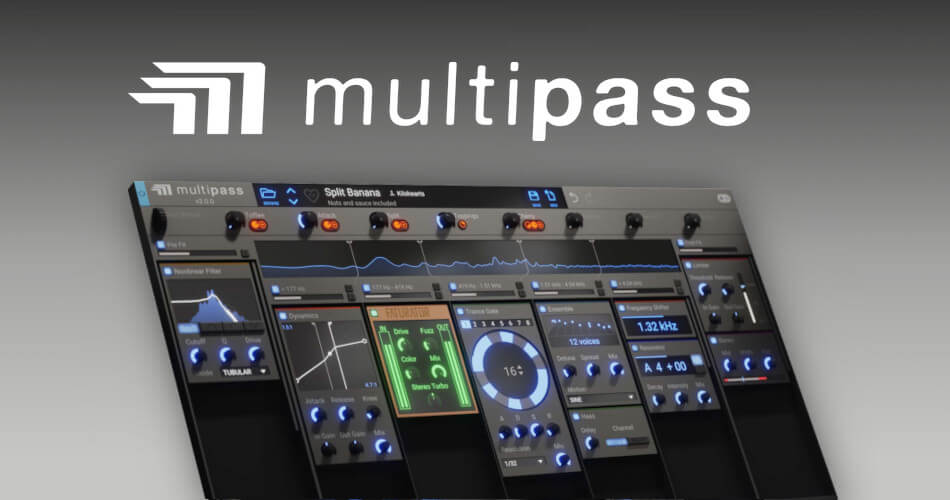 Kilohearts Multipass 多频段效果插件现价 49 美元！-