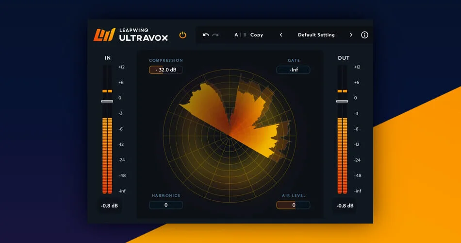 Leapwing Audio 的 UltraVox 人声处理器插件节省 50%-