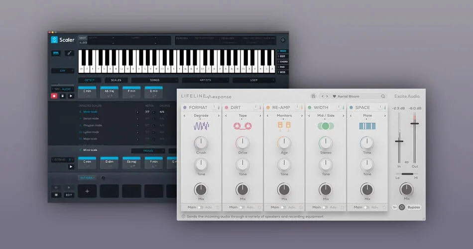 Plugin Boutique Scaler 2 和 Excite Audio Lifeline Expanse Lite 捆绑销售，售价 59 美元-