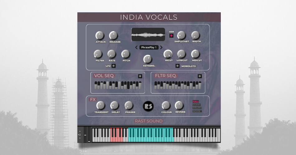 Rast Sound 更新了 Kontakt 和 Wav 的 India Vocals 样本库-