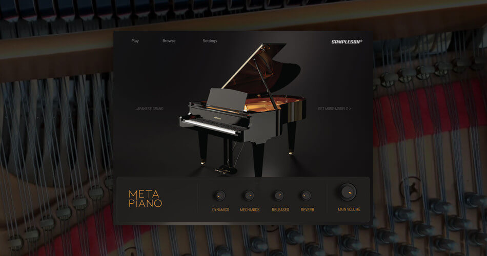 Sampleson 发布 MetaPiano 建模三角钢琴乐器-