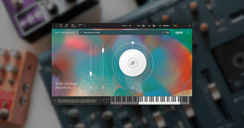 Spitfire Audio 推出 BlankFor.ms – Tape Synths 乐器库-