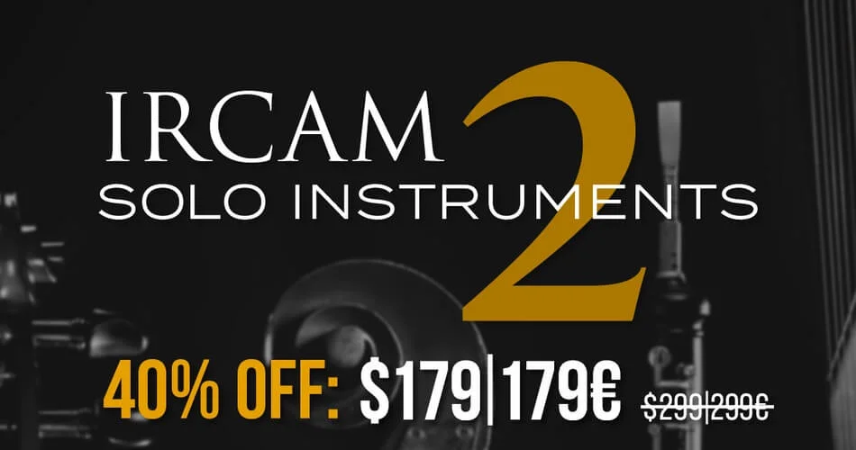 UVI IRCAM Solo Instruments 2 节省 40%-