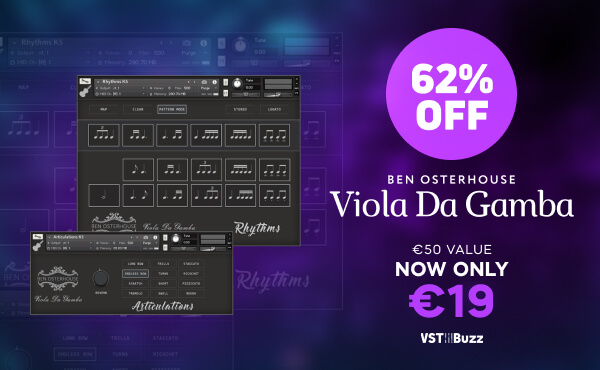 通过 Ben Osterhouse 为 Kontakt 节省 62% 的 Viola Da Gamba-