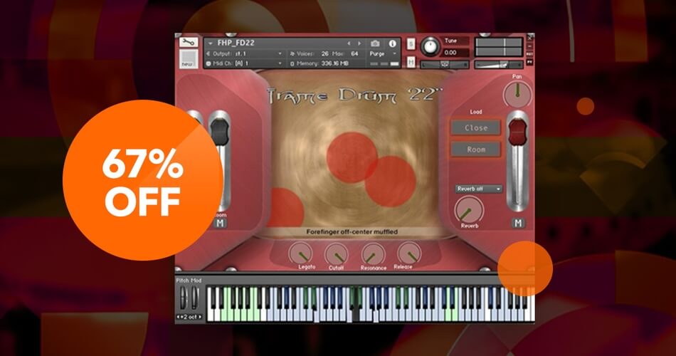 图片[1]-HandHeldSound 为 Kontakt 的 FlyingHand Percussion 库节省 67%-