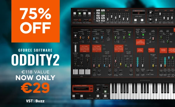 GForce Software 的 Oddity2 合成器节省 75%-
