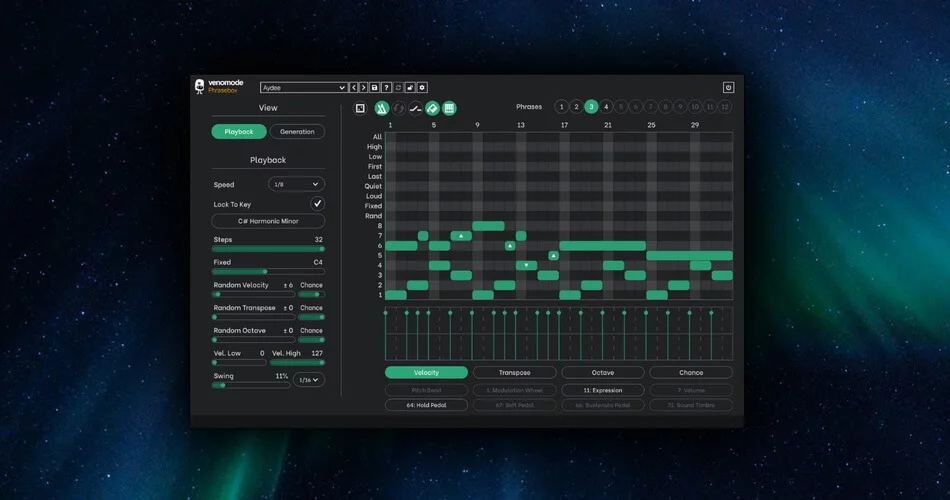 节省 50% 的 Phrasebox 并从 MIDI 和弦制作富有表现力的序列-
