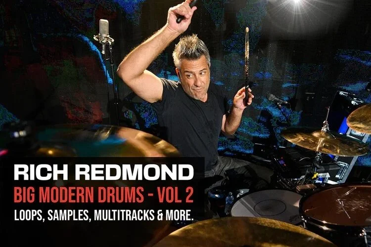 Yurt Rock 推出 Rich Redmond Big Modern Drums Vol 2 在介绍报价-