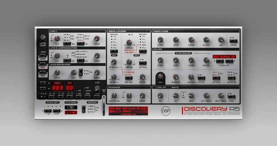discoDSP将Discovery软件合成器更新为R5-