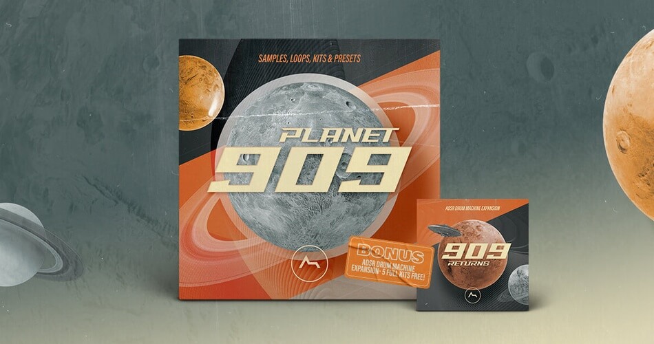 图片[1]-ADSR Sounds 推出 Planet 909 样本包 + 鼓机扩展-