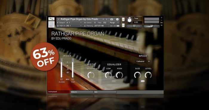 图片[1]-Edu Prado Sounds 为 Kontakt 节省 63% 的 Rathgar 管风琴-