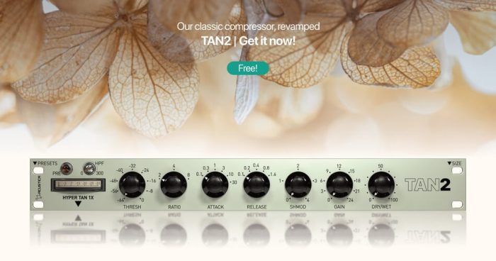 图片[1]-Acustica Audio 发布 TAN2 免费压缩效果插件-