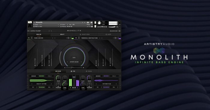 图片[1]-Artistry Audio 推出用于 Kontakt Player 的 Monolith 低音引擎-