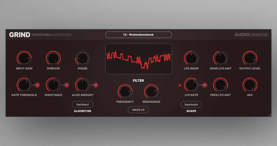 Audio Damage 的 Grind 失真插件现价 19 美元！-