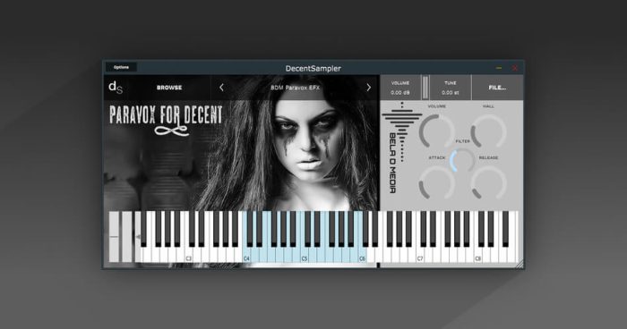Bela D Media 为 Decent Sampler 推出 DSP 样本库系列-