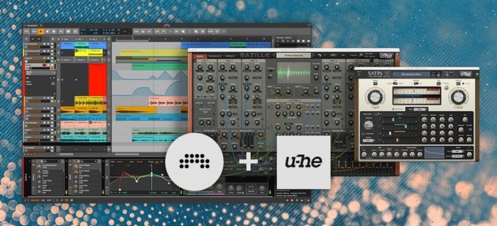 购买 Bitwig Studio 并免费获得 u-he 的 Bazille 合成器或 Satin 磁带插件-