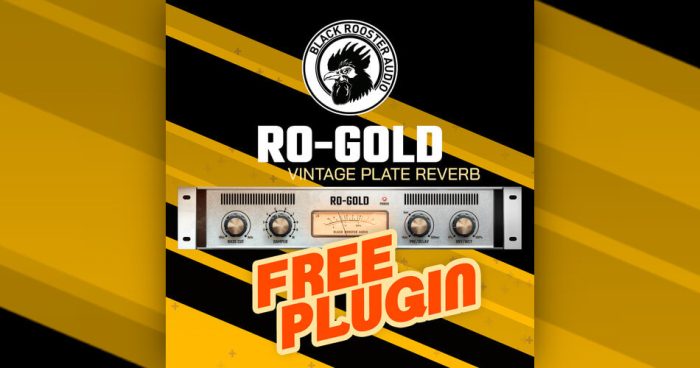图片[1]-Black Rooster Audio 发布 RO-GOLD 免费复古镀金混响插件-