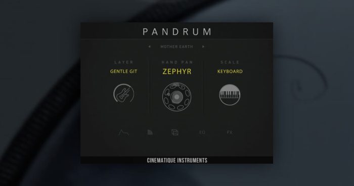 Cinematique Instruments 为 Kontakt 节省 30% 的 Pandrum-