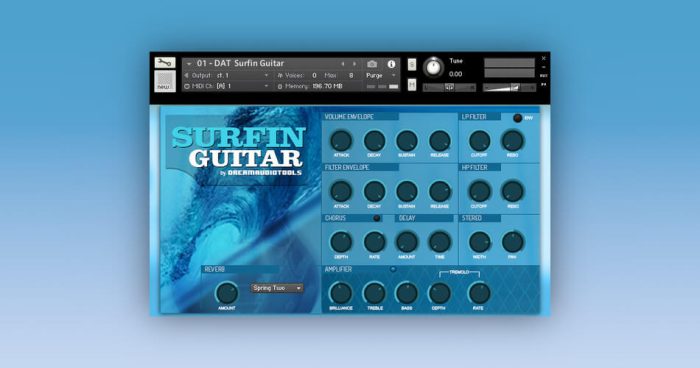 图片[1]-Dream Audio Tools 为 Kontakt 发布 Surfin Guitar-