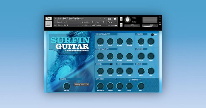 Dream Audio Tools 为 Kontakt 发布 Surfin Guitar-