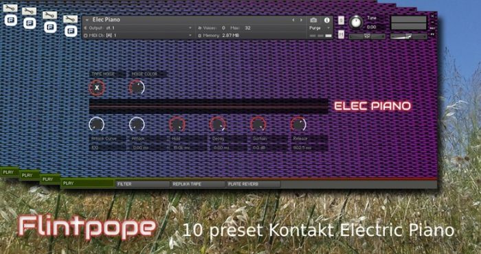 图片[1]-Flintpope 为 Kontakt 发布 ELEC PIANO 库-