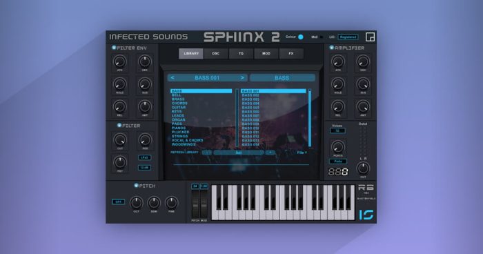 Infected Sounds 为 Windows 设置了免费的 Sphinx 2 rompler-
