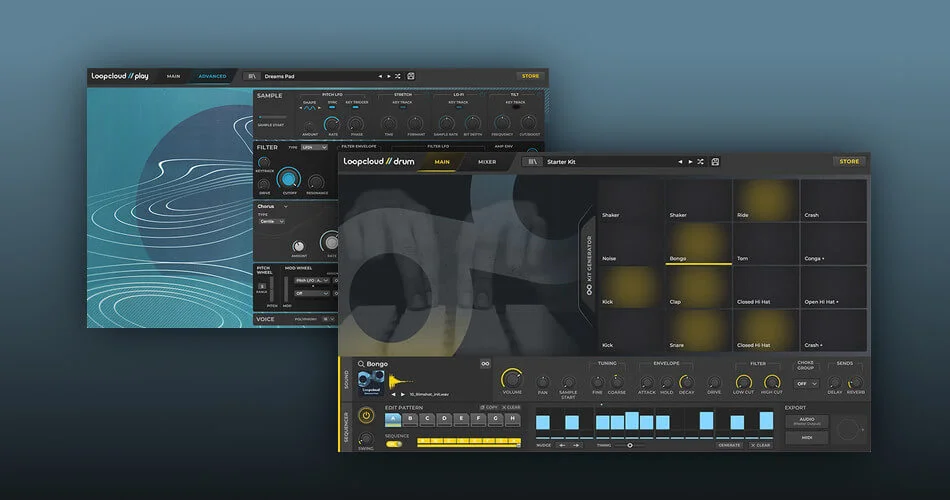 Loopcloud DRUM & PLAY 插件套装现价 69 美元-