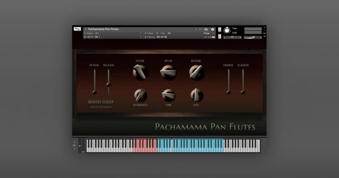Marcos Ciscar 为 Kontakt 发布 Pachamama Pan Flutes-