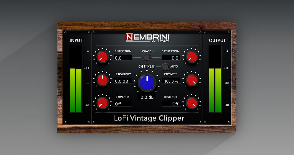 Nembrini Audio 将 LoFi Vintage Clipper 插件更新到 v2.0-
