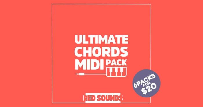 Red Sounds Ultimate Chords MIDI 包节省 76%：6 包，20 美元-