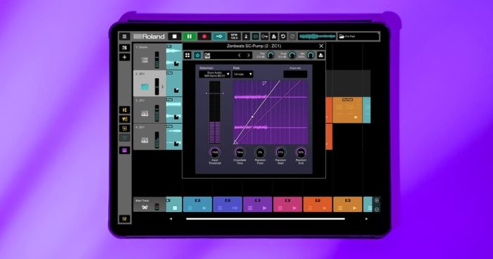Roland 使用全新的侧链效果插件将 Zenbeats 更新到 v3.1-