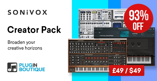 图片[1]-Sonivox Creator Pack：在 Essential Keyboard Collection、Stratum 和 Solina Redux 上节省 93%-