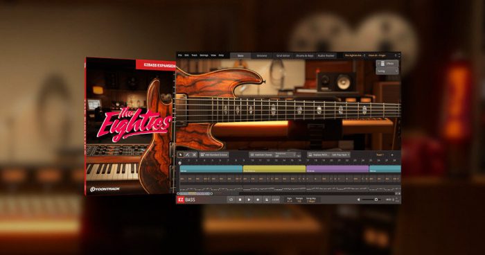 Toontrack 为 EZbass 发布 The Eighties EBX-