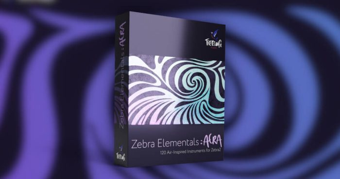 Treeswift Audio 发布 Zebra Elementals: AERA soundset-