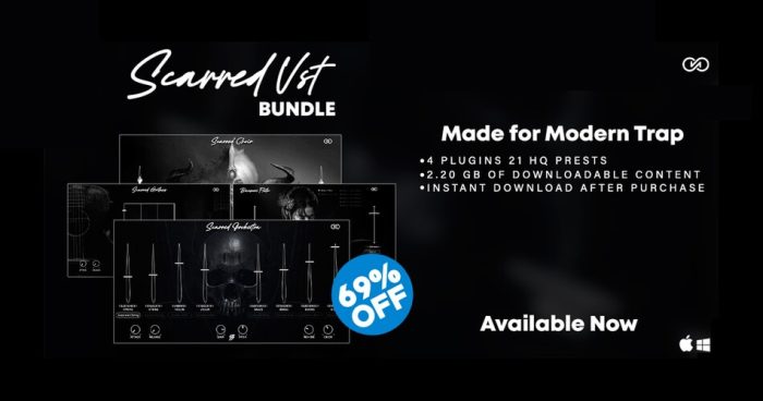 在 Infinit Audio 的 Scarred VST Bundle 上节省 69%-