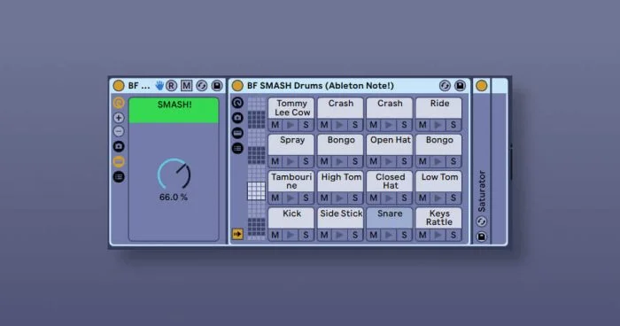 图片[1]-Brian Funk 发布 SMASH！鼓免费 Ableton Live Pack-