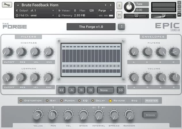 在 Kontakt 的 Forge 现代混合评分工具上节省 80%-