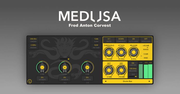 Fred Anton Corvest 推出适用于 iOS/AUv3 的 FAC Medusa 压缩器-