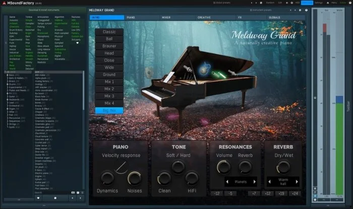 Meldaproduction 推出 Meldway Grand 自然创意钢琴-