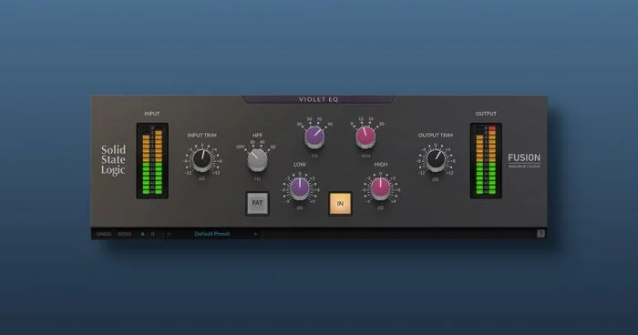 Solid State Logic 的 SSL Fusion Violet EQ 插件节省 80%-