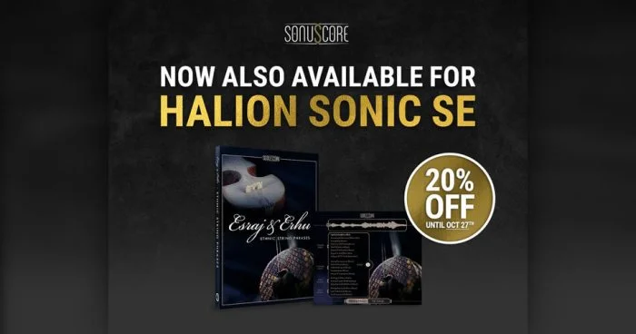 Sonuscore 为 HALion Sonic SE 推出 Esraj 和二胡民族弦乐乐句-