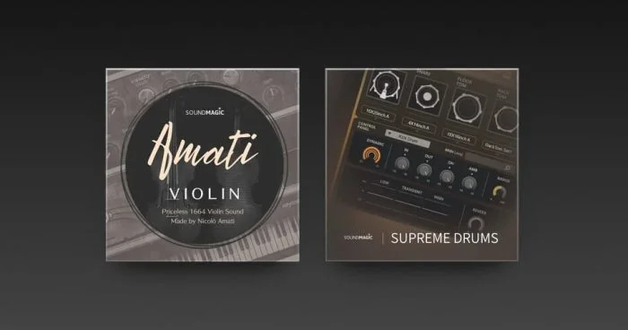 图片[1]-Sound Magic 更新 Supreme Drums Orange 和 Amati Violin-